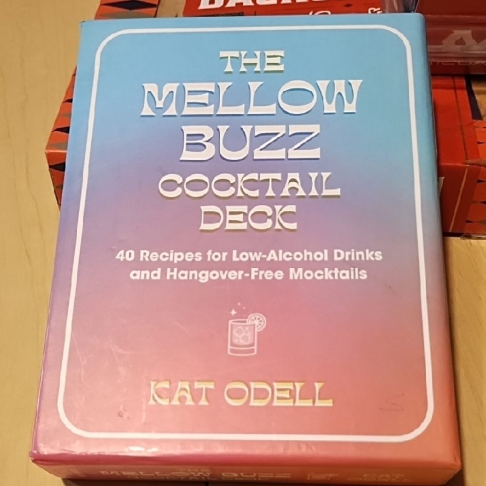 Mellow Buzz Cocktail Deck - Blue and Pink